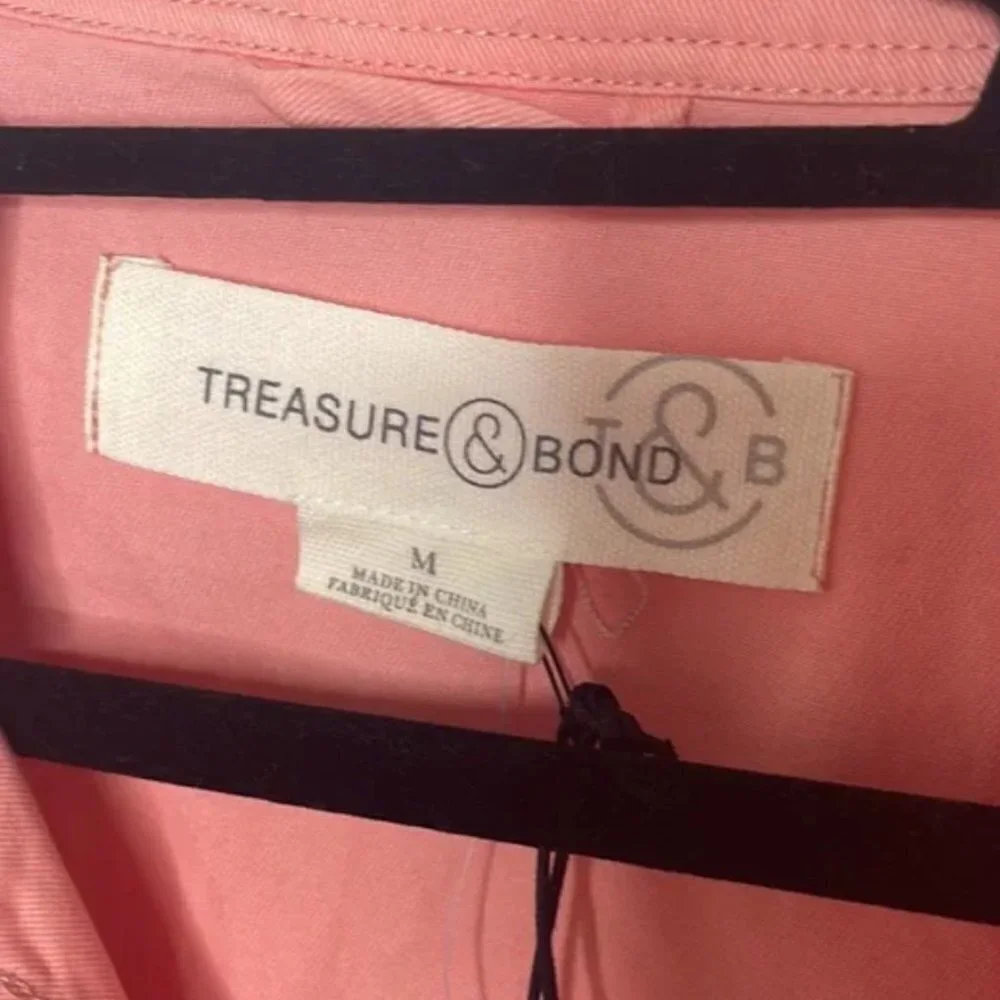 NWT Treasure & Bond Stand Collar Cotton Twill Jacket